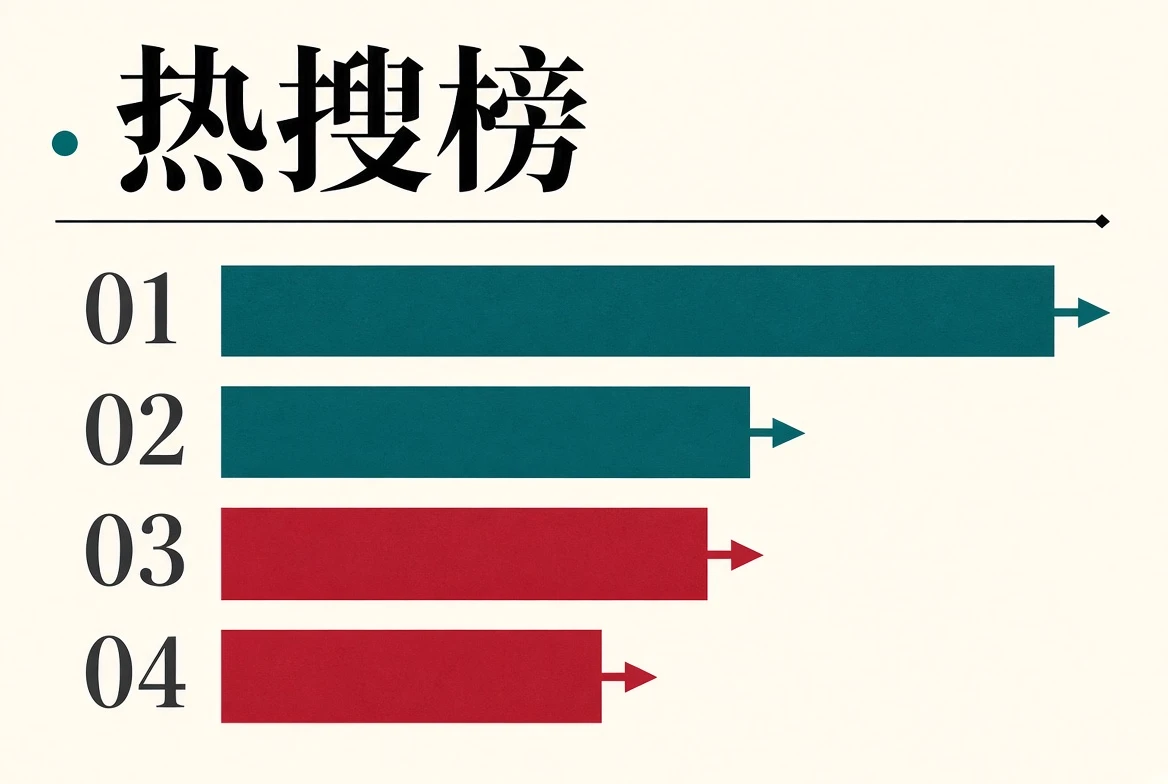 热搜榜的图文主题视觉