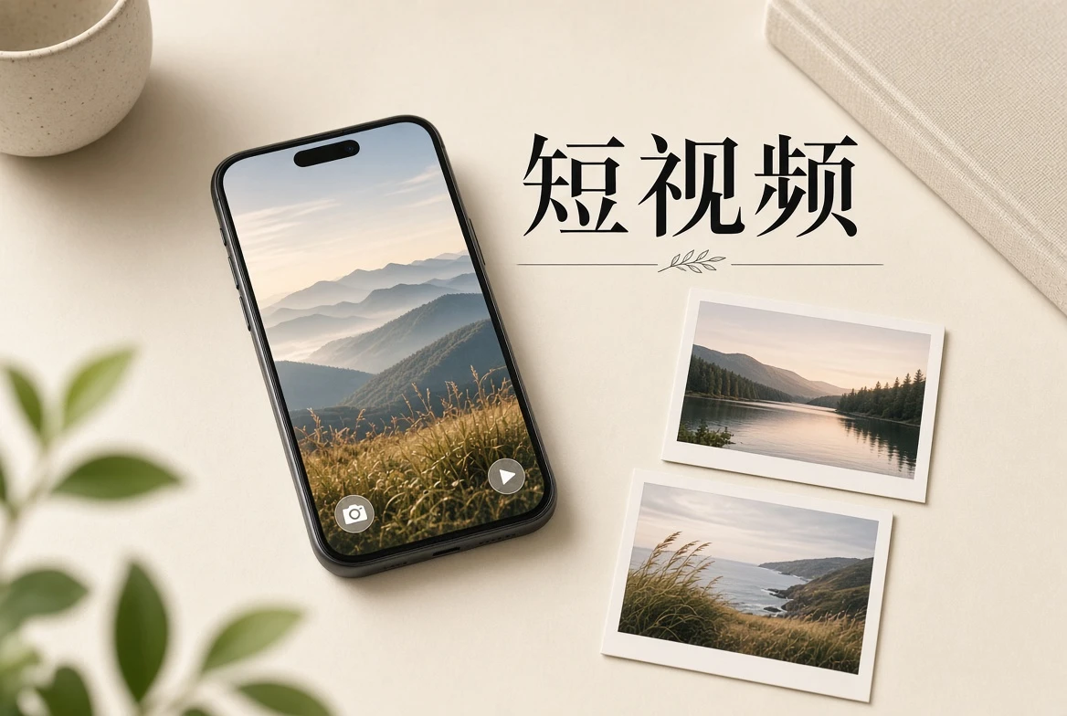 短视频的图文主题视觉