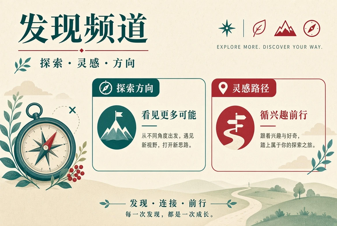 发现频道的图文主题视觉